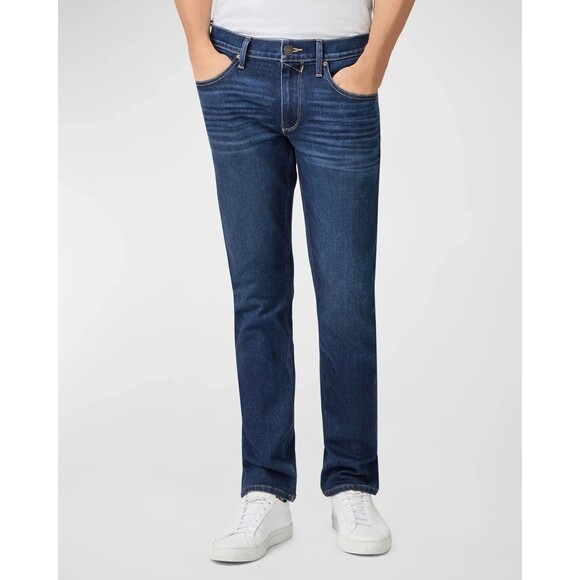 PAIGE Men's Federal Dark Wash Cotton Slim Jeans in Blakely Sz 33 x 33 -PLS READ